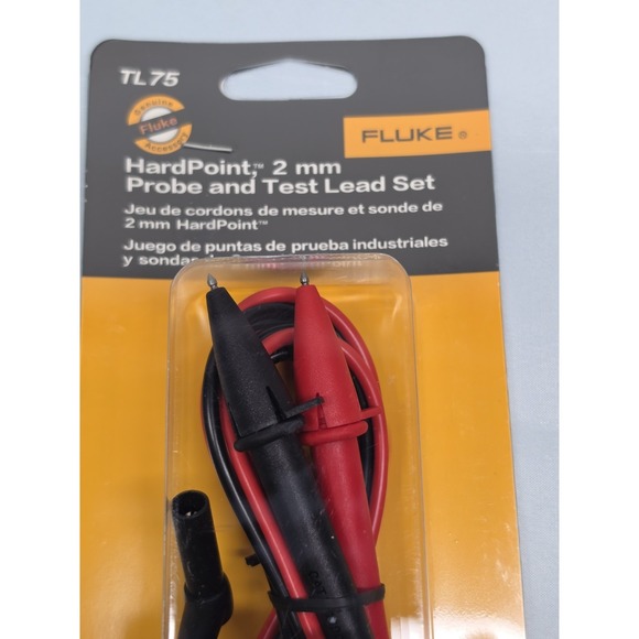 Fluke Other - 🇺🇸Genuine Fluke TL75 Hard Point 2mm Probe & Test Lead Set 🇺🇸 FREE SHIP